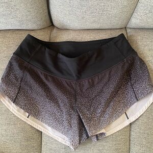 Elegant Black and Gray Women's Athletic Shorts